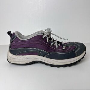 LL Bean Walking Trail Sneaker Shoes Purple Women's 9 Lace Up 274542 Outdoor Hike